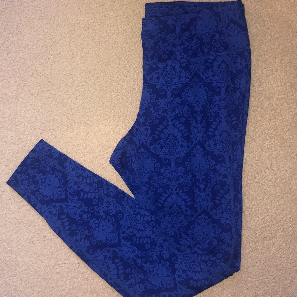 Athleta Queens Luscious 2 Pant, Blueberry, Size L